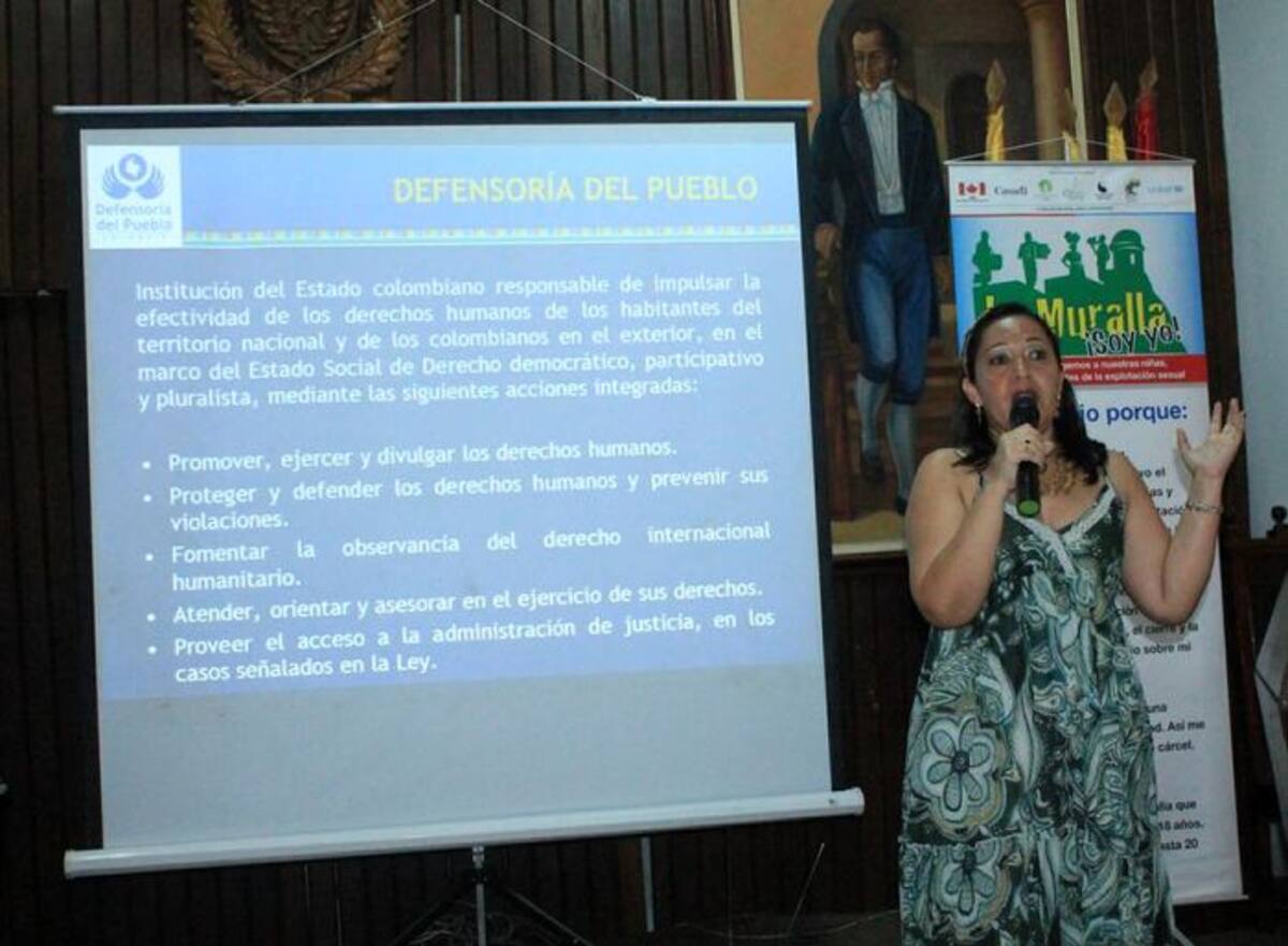 María de los Ángeles Durán, de la Defensoría del Pueblo. Cortesía