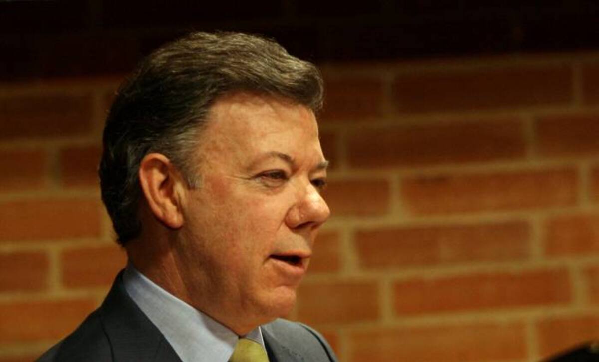 Juan Manuel Santos, presidente de la República COLPRENSA