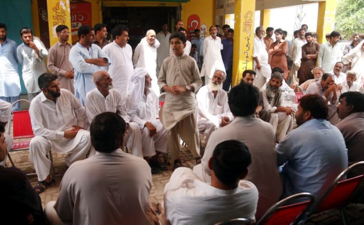 Salar Islam en un discurso. EFE SOHAIL SHAHZAD