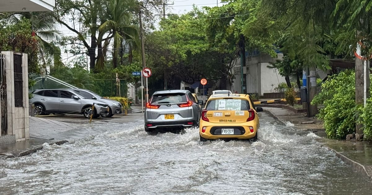 Recomendaciones de movilidad por pronóstico de lluvias este fin de semana en Cartagena