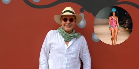 El único diseñador colombiano: así brilló Hernán Zajar en Vogue Miami Fashion Week