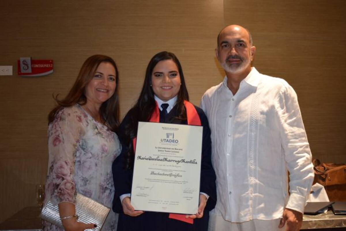 Lilian Mantilla, María Carolina Marrugo y Óscar Marrugo. CORTESÍA