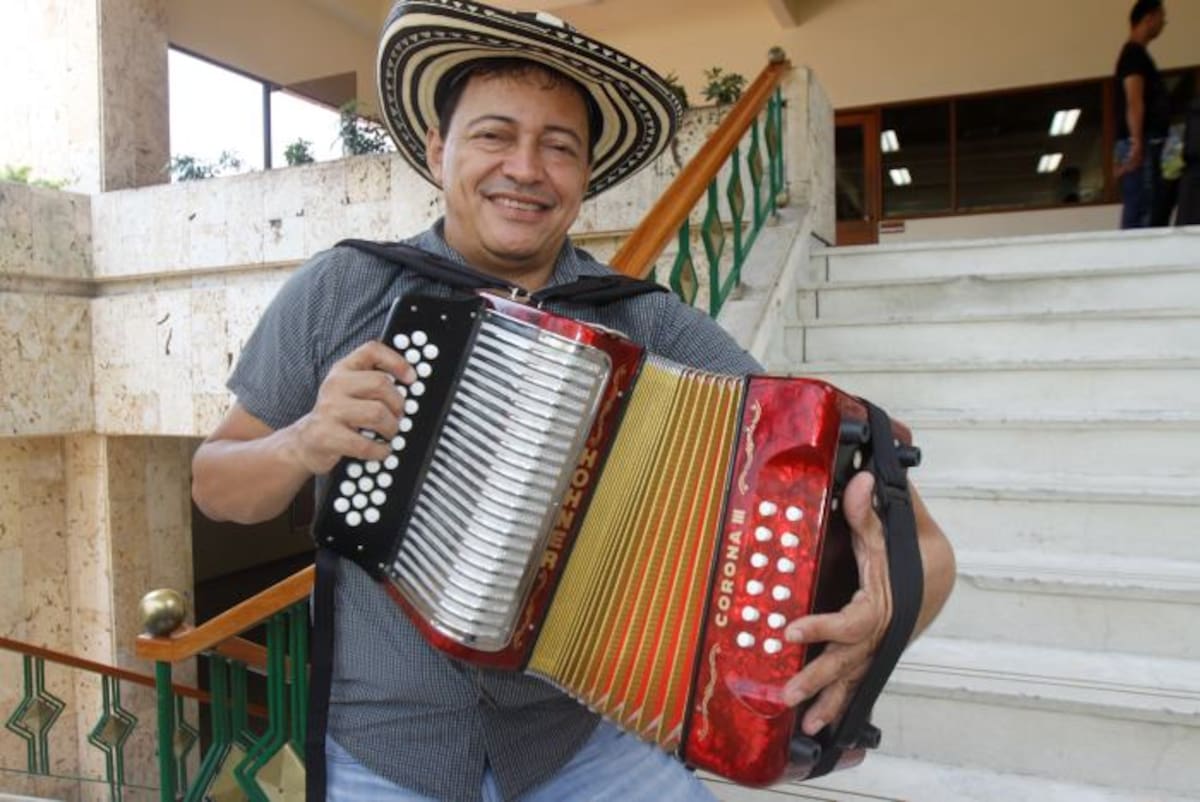 Manuel Vega, acordeonista de Cartagena ARCHIVO - EL UNIVERSAL
