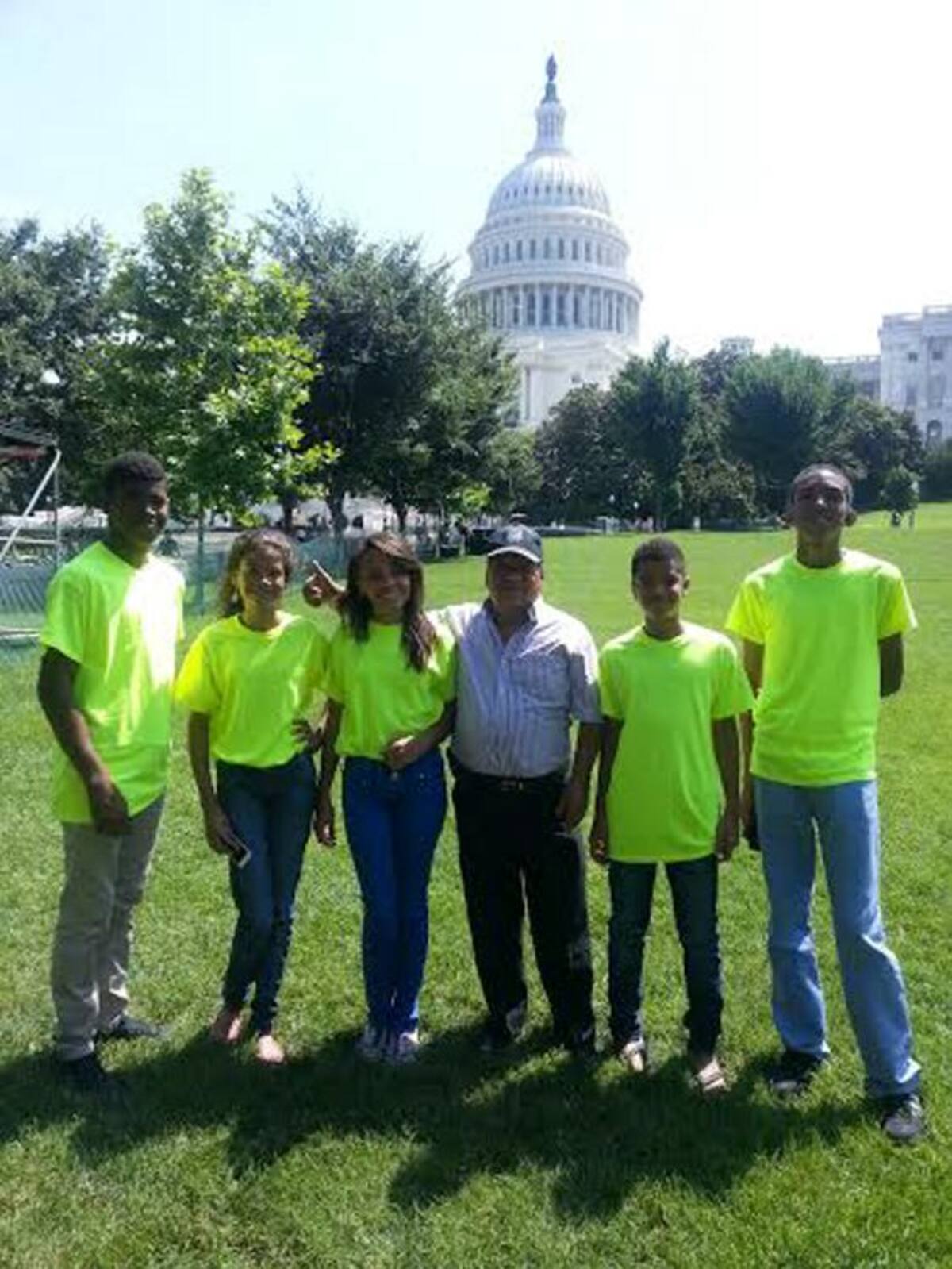 Niños y jóvenes de la Orquesta Sinfónica del Distrito de Cartagena en Washington Fundación Tocando Puertas