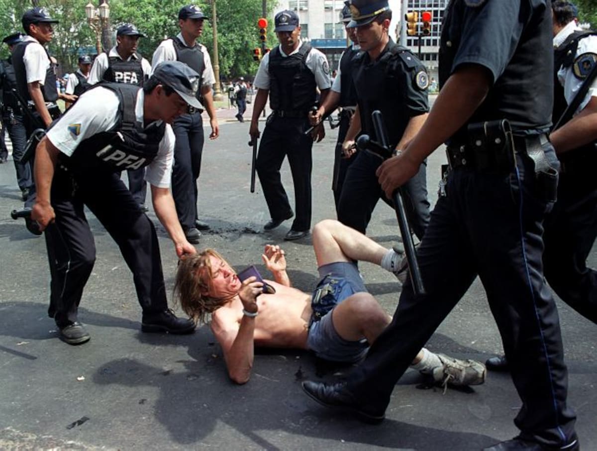 Las protestas policiales estallaron la semana pasada en la provincia de Córdoba. Reuters