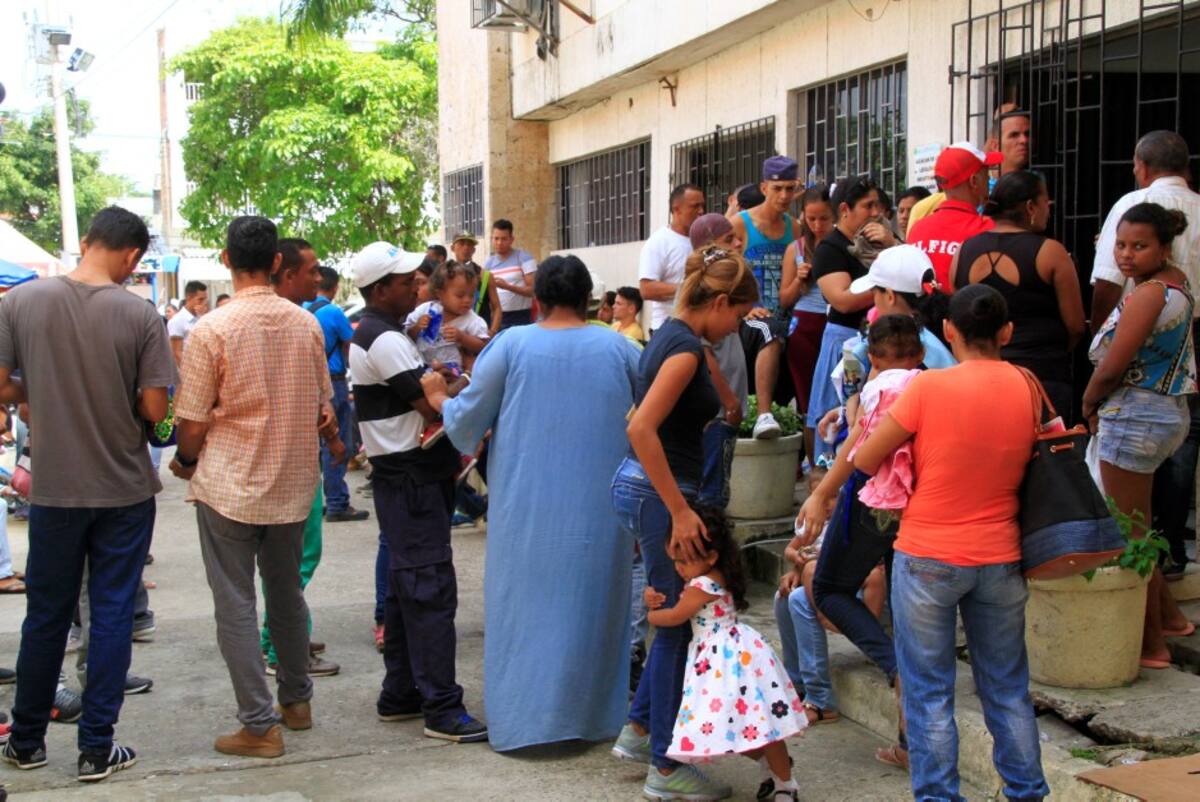 Migración Colombia y el Distrito trabajan de la mano para mejorar la situación de los venezolanos en la ciudad. Julio Castaño Beltrán. EL UNIVERSAL.