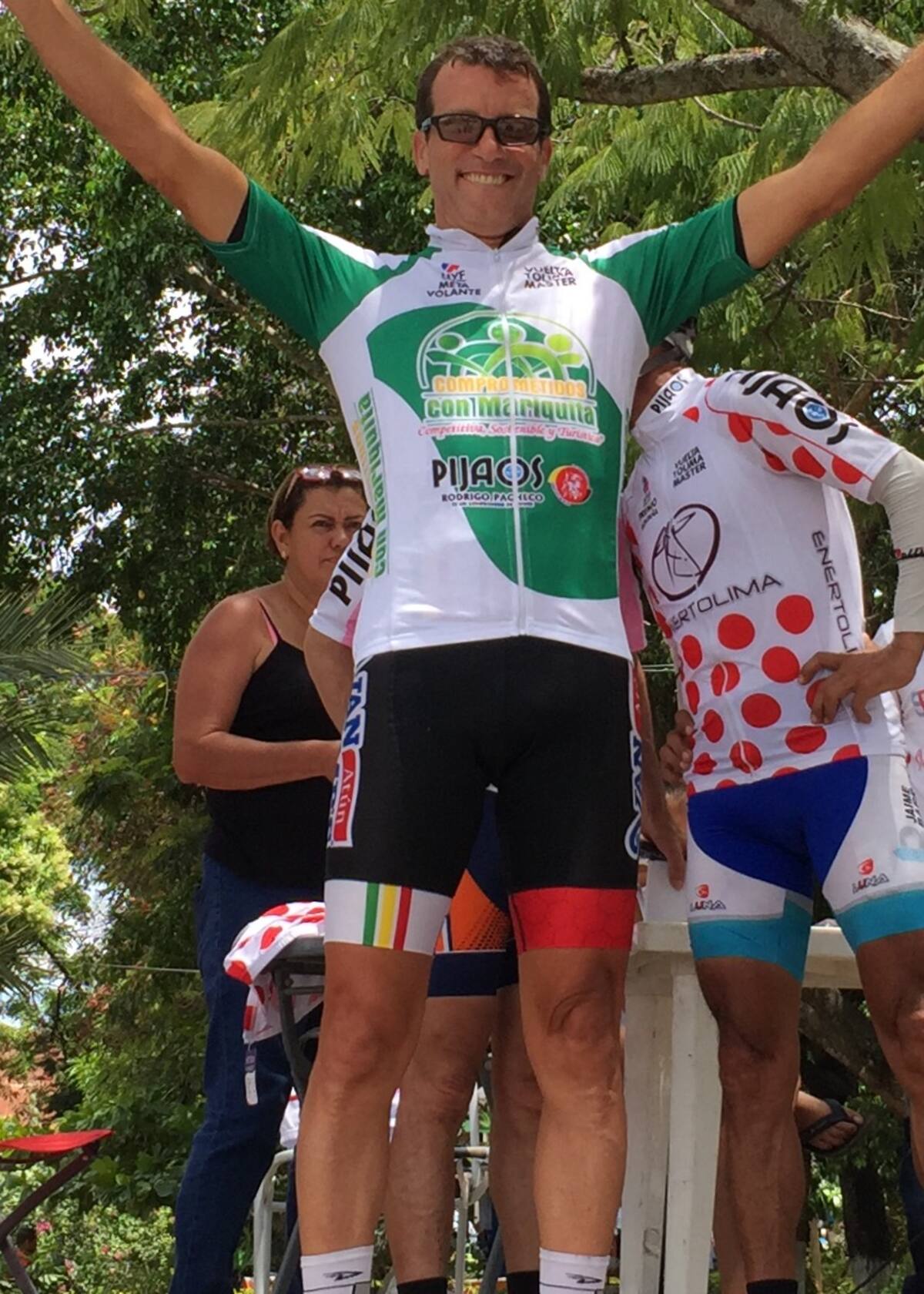 Gabriel 'Cacique' Cabrales, campeón metas volantes. CORTESÍA
