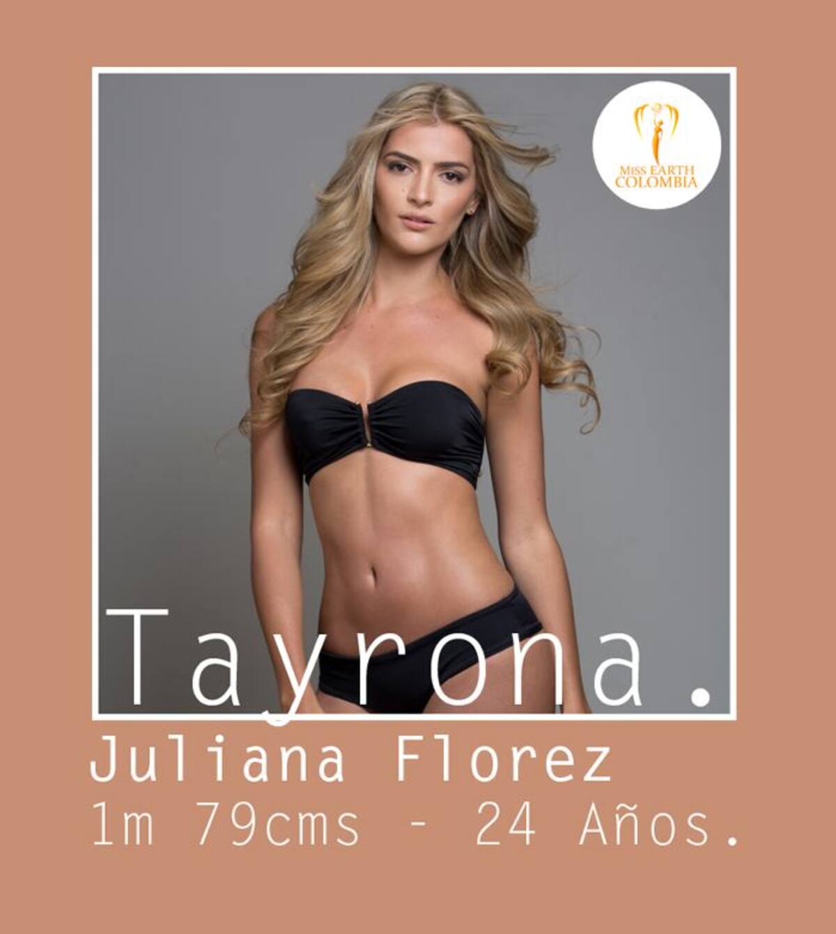 Juliana Flórez, Miss Tayrona. CORTESÍA.