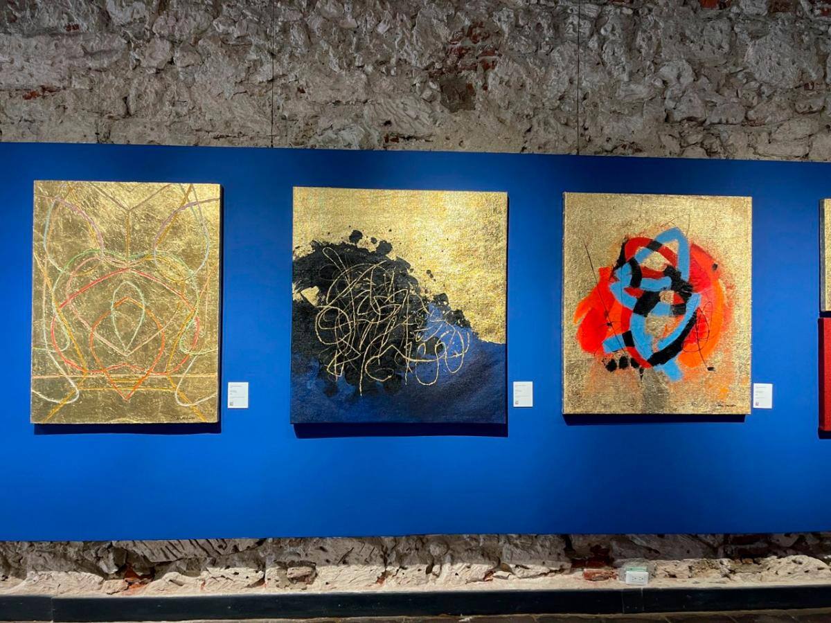 Un conjunto de obras artísticas se exponen en el Museo de Arte Moderno de Cartagena. // Foto: cortesía.