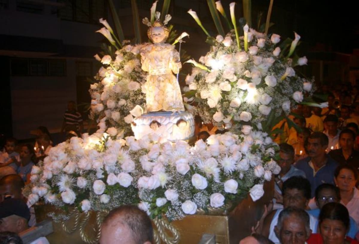 El Dulce Nombre de Jesús es venerado el segundo domingo de cada mes de enero en Sincelejo. MANUEL SANTIAGO PÉREZ/EL UNIVERSAL.