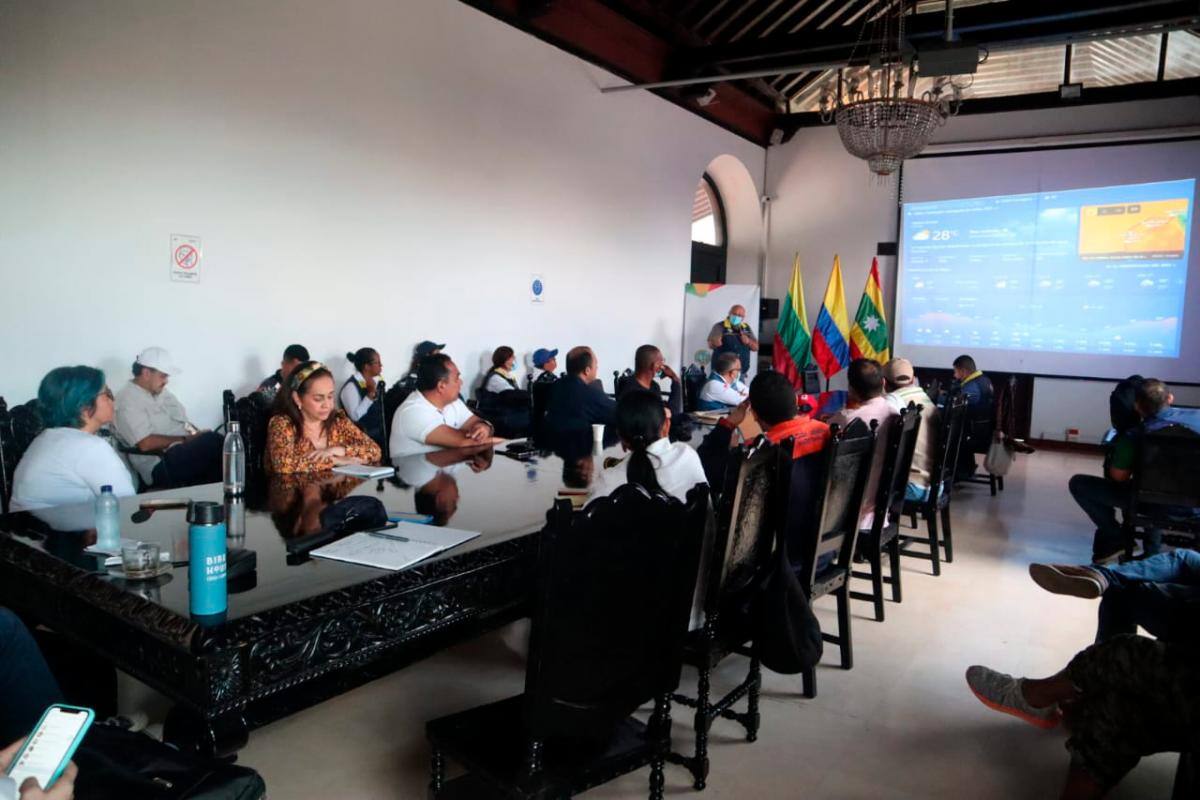 Comité extraordinario en la Alcaldía de Cartagena. // Cortesía