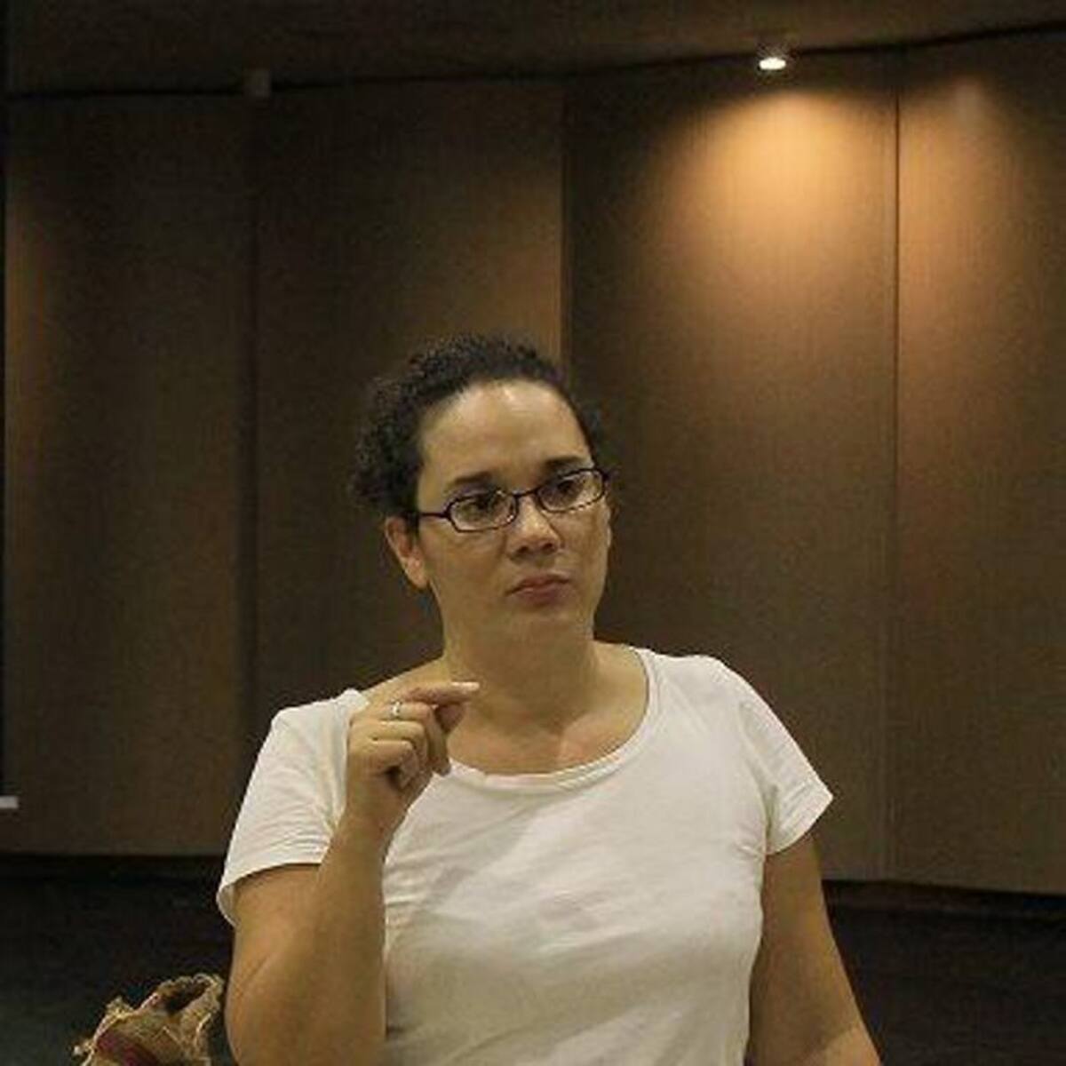 La artista Alexa Cuesta, ganadora del Salón Nacional de Artistas 2017. Cortesía