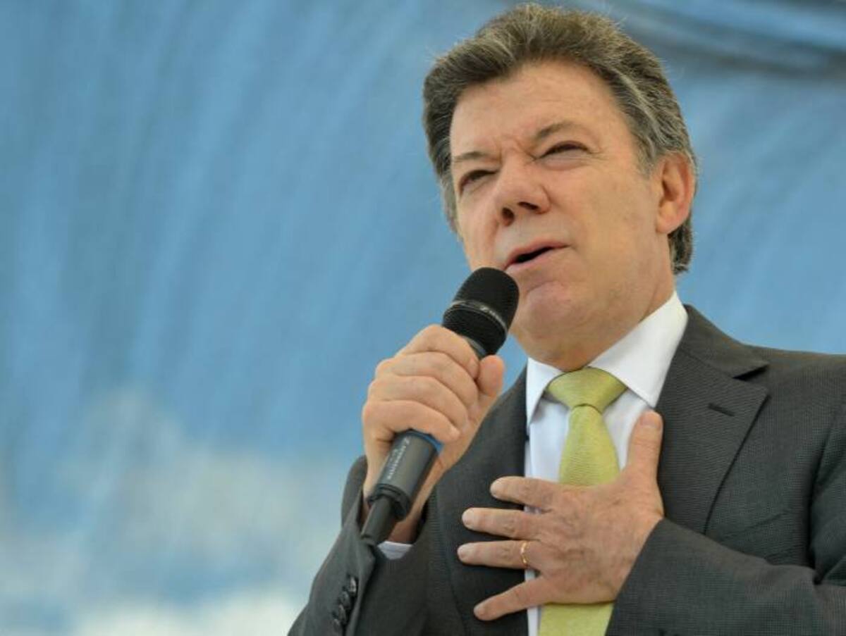 Juan Manuel Santos, presidente de la República. COLPRENSA