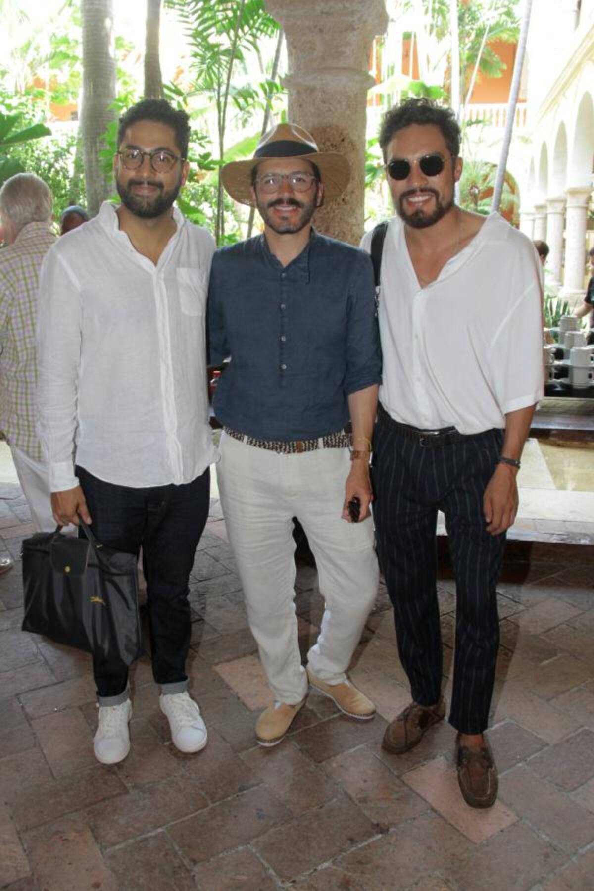 Julián Montaña, Fernando Segura y Felipe Ruiz.