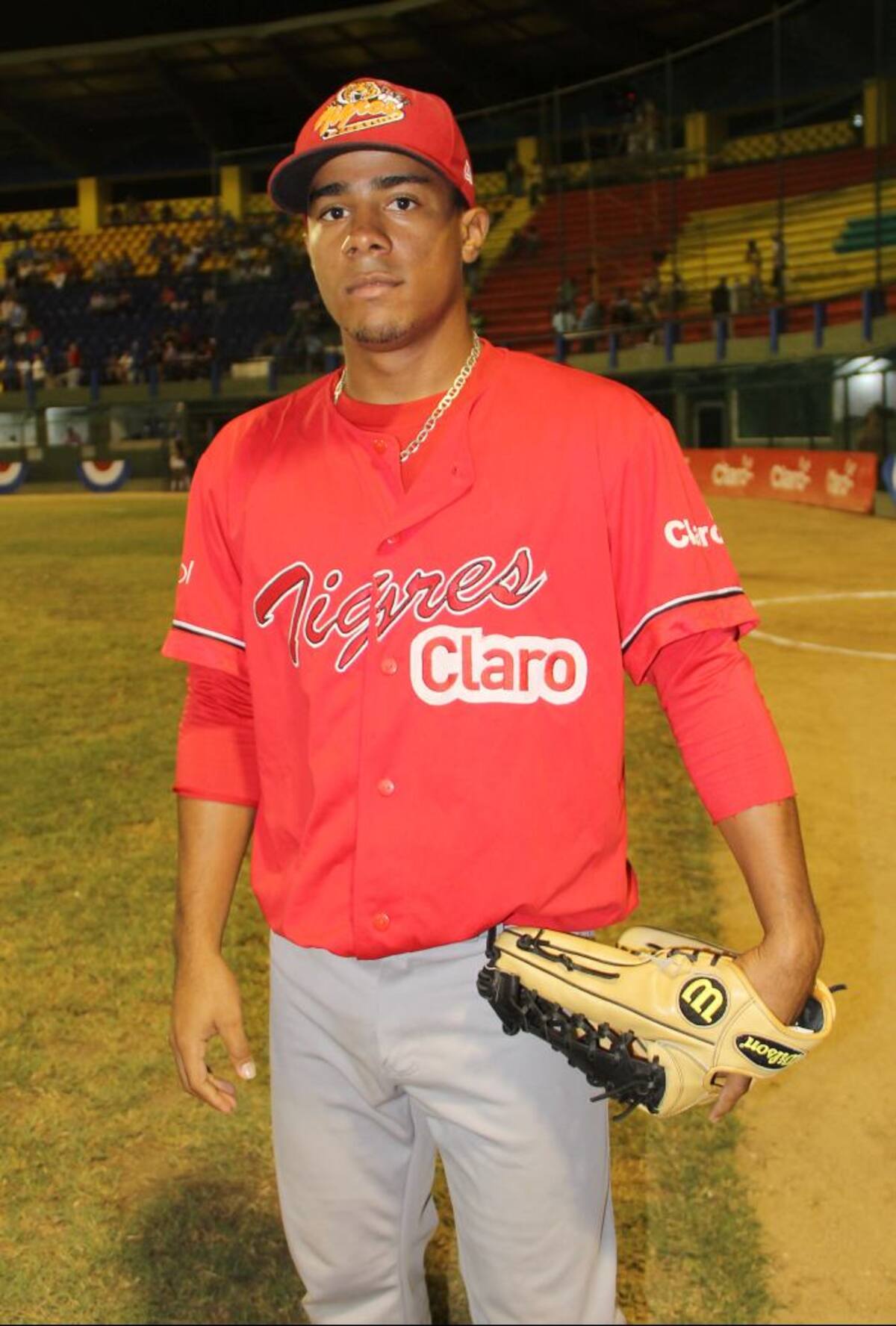 Jonathan Lozada, de los Tigres de Cartagena. RAFAEL POLO - QHUBO BARRANQUILLA -