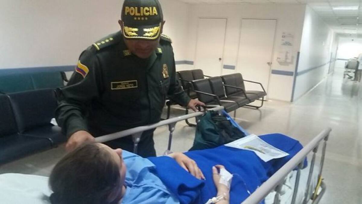 El director de la Policía Nacional, general Jorge Nieto, aseguró que son 26 las personas que resultaron heridas tras la explosión.- Colprensa.