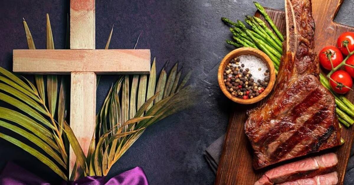 2026 Holy Week: What days is eating meat prohibited?