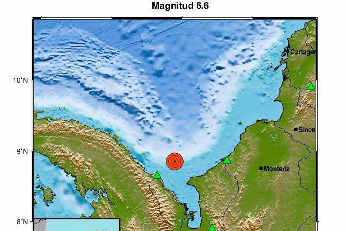 Autoridades descartan amenaza de tsunami tras temblor en el mar Caribe