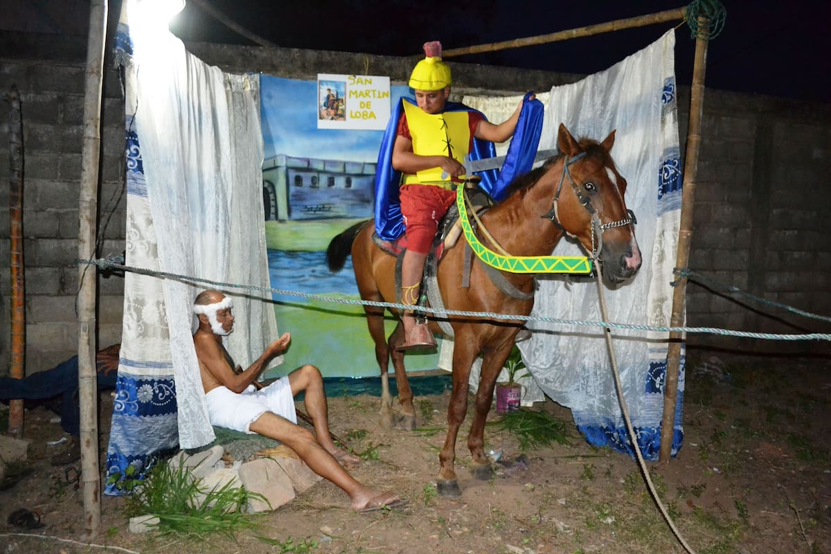 “San Martín de Loba”, uno de los cuadros vivos que llamó la atención a propios y visitantes.