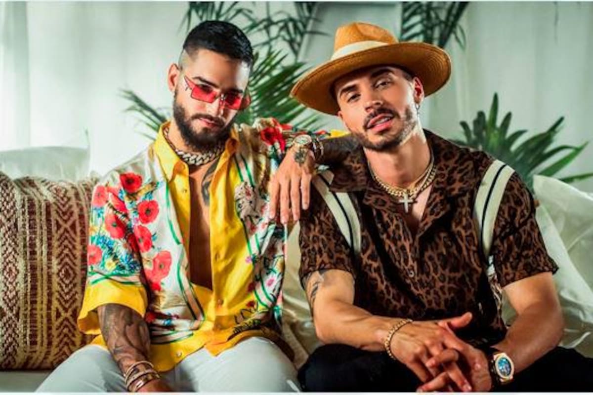 Reykon y Maluma, en una isla privada rodeados de latinas