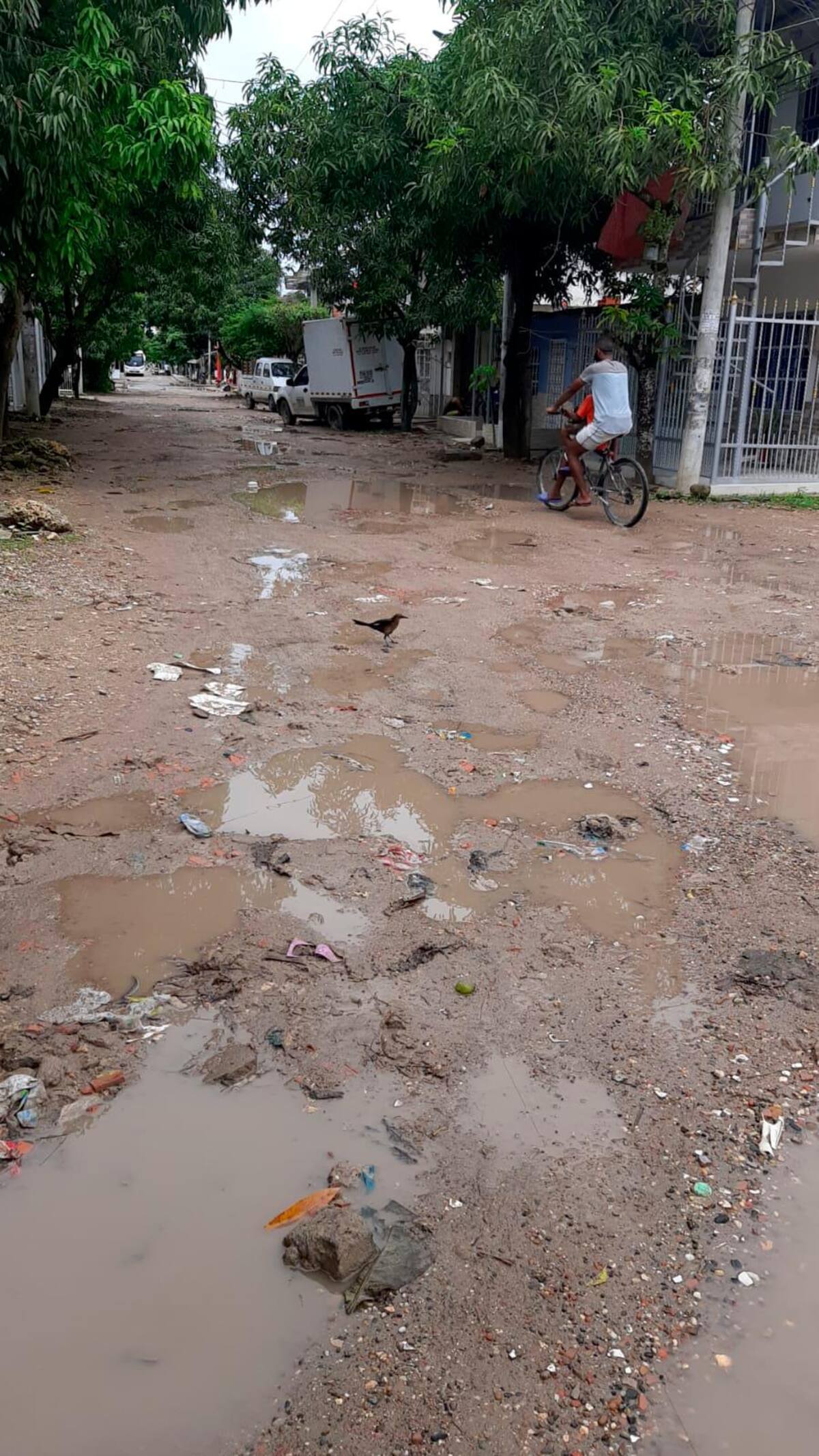 Carrera 103 con 40 en San José de Los Campanos. // Foto: cortesía