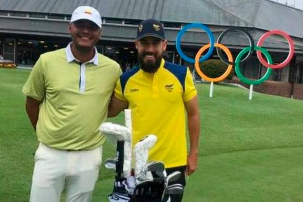 Sebastián Muñoz, de Colombia, con buen debut en el golf de los Olímpicos