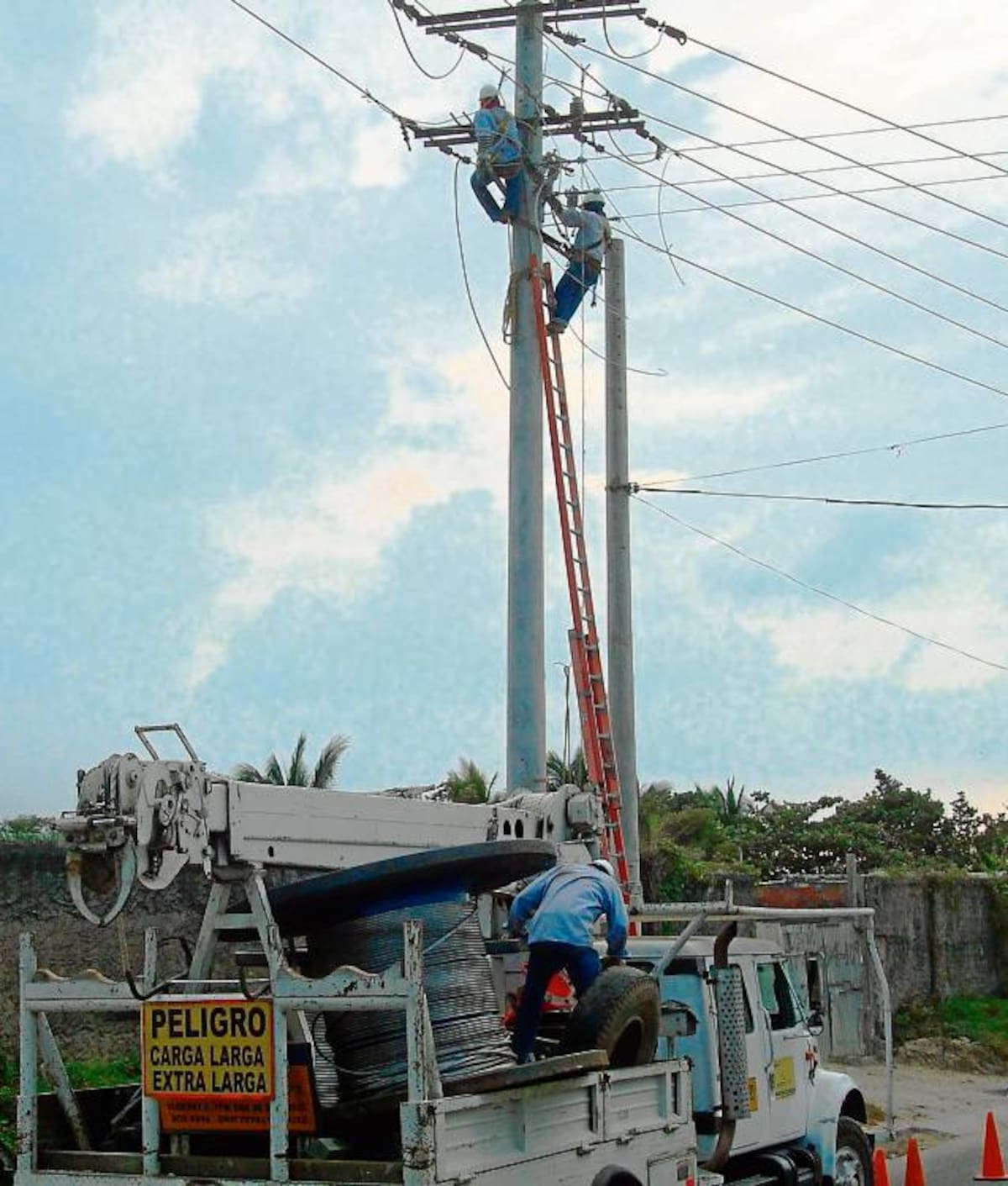 Obras de mantenimiento en Montería.