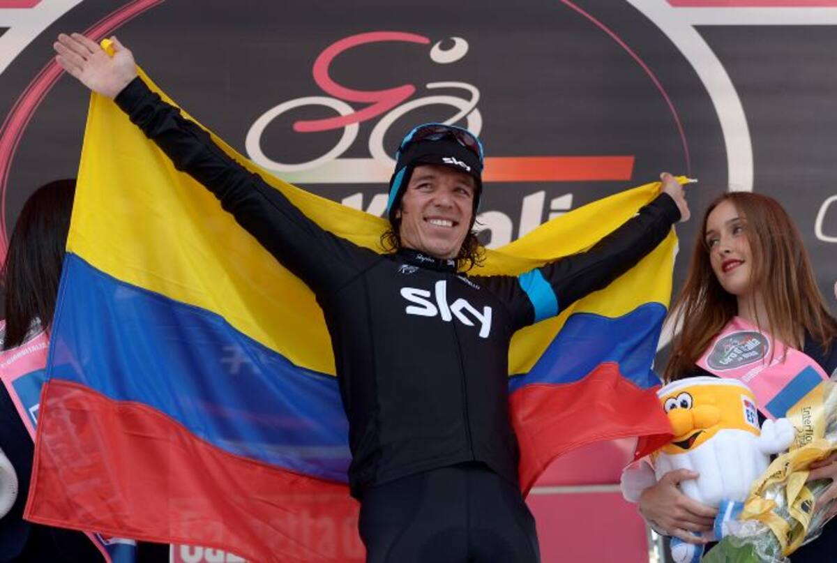 Rigoberto Urán logró el subcampeonato del Giro de Italia. AFP