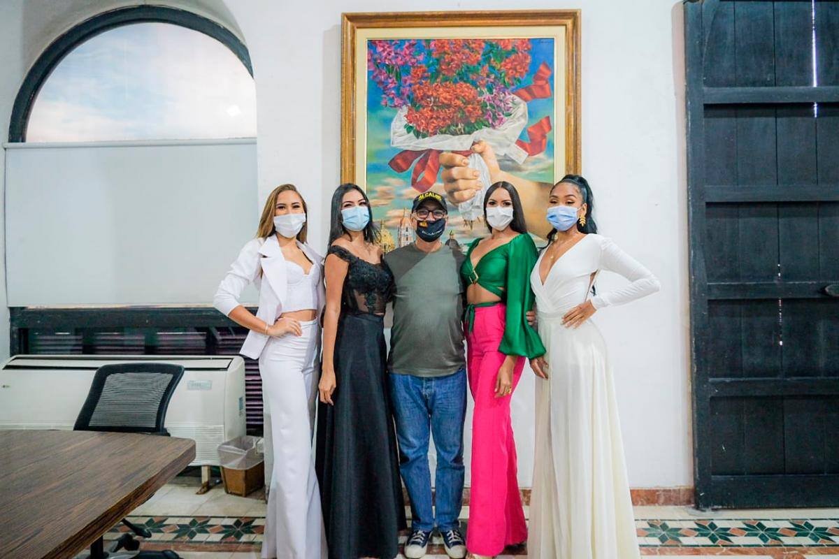 Candidatas a Señorita Cartagena cumplieron su cita con Dau