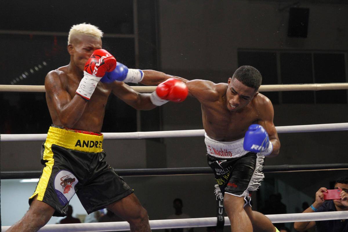 José Muñoz superó por nocaut en el cuarto asalto a Andrés Pérez. //ÓSCAR DÍAZ El Universal
