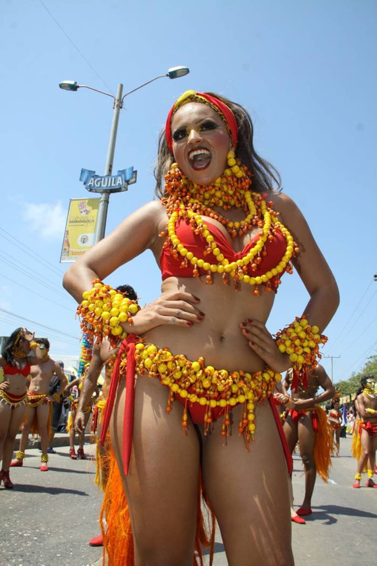 Mujeres y fantasía en el Carnaval de Barranquilla. Rafael Polo - Cortesía QHubo Barranquilla-