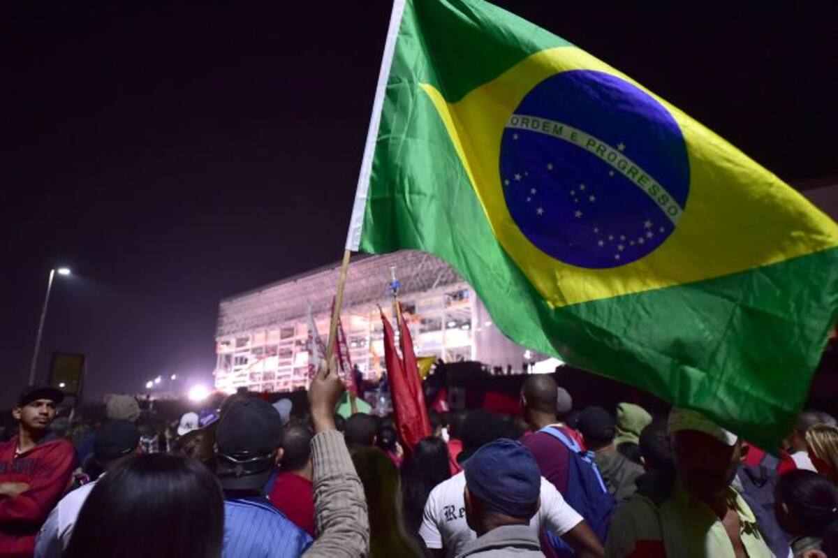 Protestas en Brasil. AFP NELSON ALMEIDA