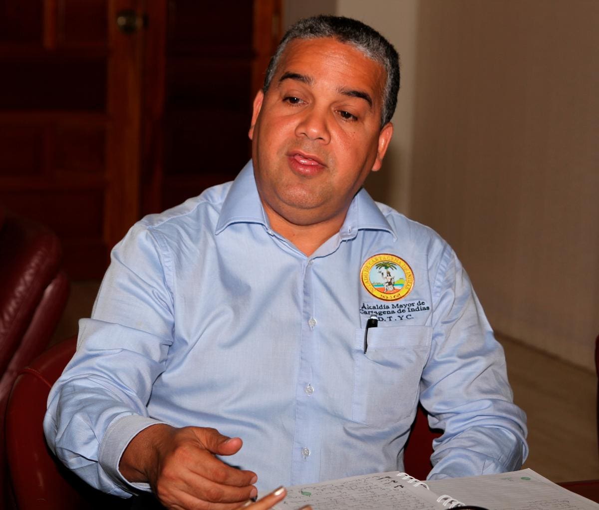 Pedrito Pereira Caballero, alcalde de Cartagena de Indias.