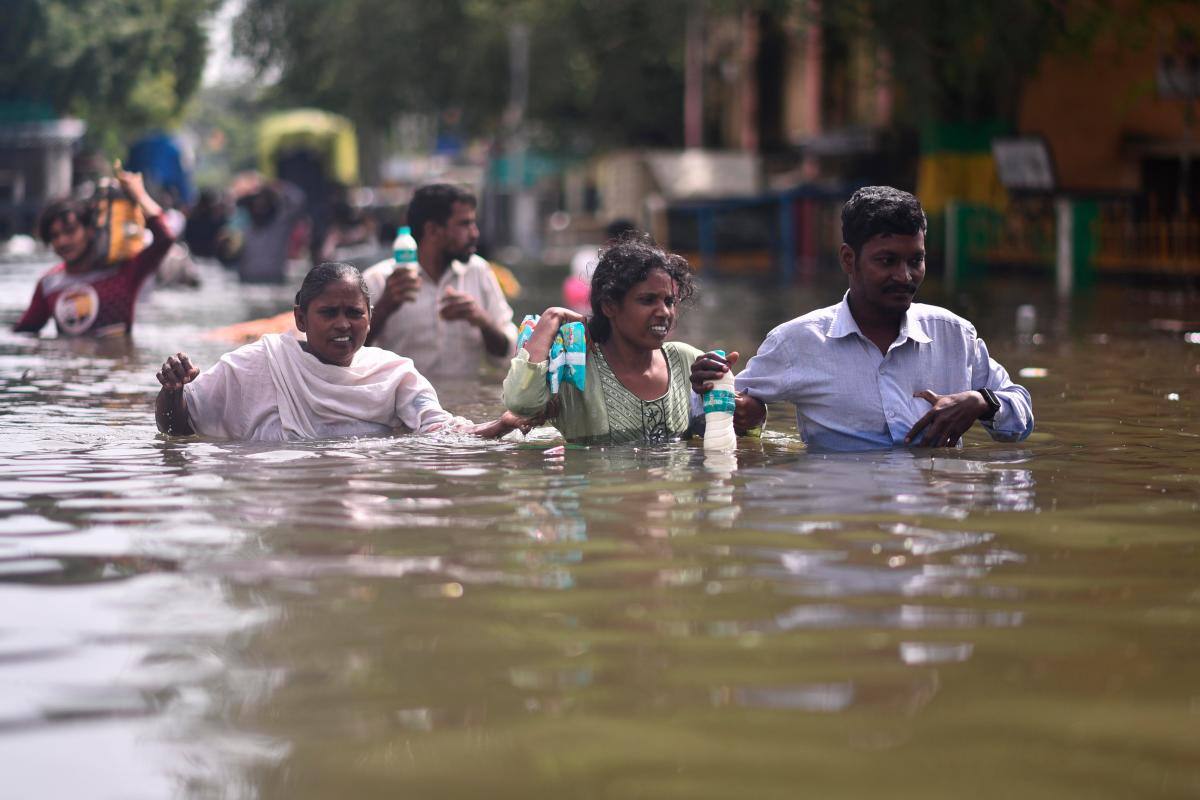 India: 8 personas murieron tras paso del ciclón Michaung