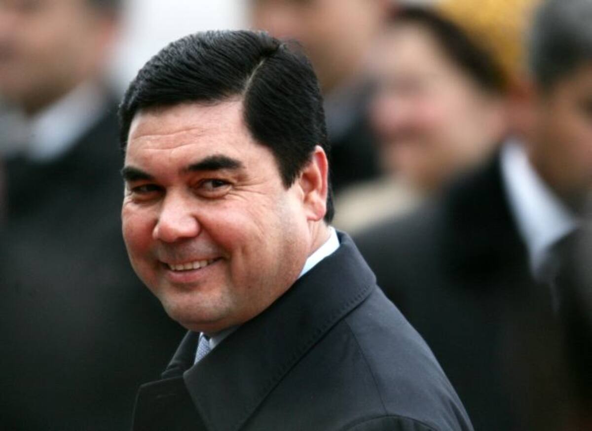 El presidente de Turkmenistán, Gurbanguly Berdymukhamedov. AFP DMITRY KOSTYUKOV