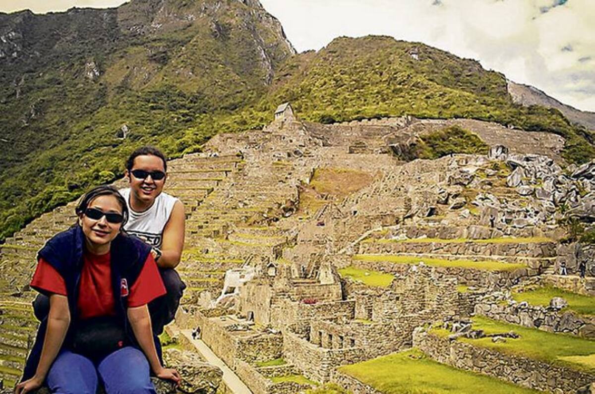 Los aventureros Andrés y Lina. COLPRENSA