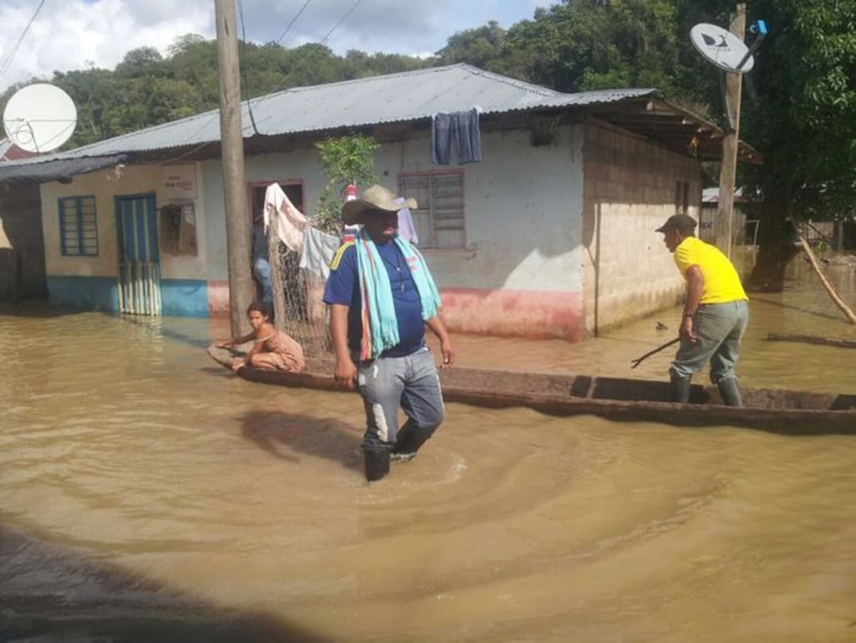Inundaciones en corregimientos y veredas de San Jacinto del Cauca (sur de Bolívar). CORTESÍA