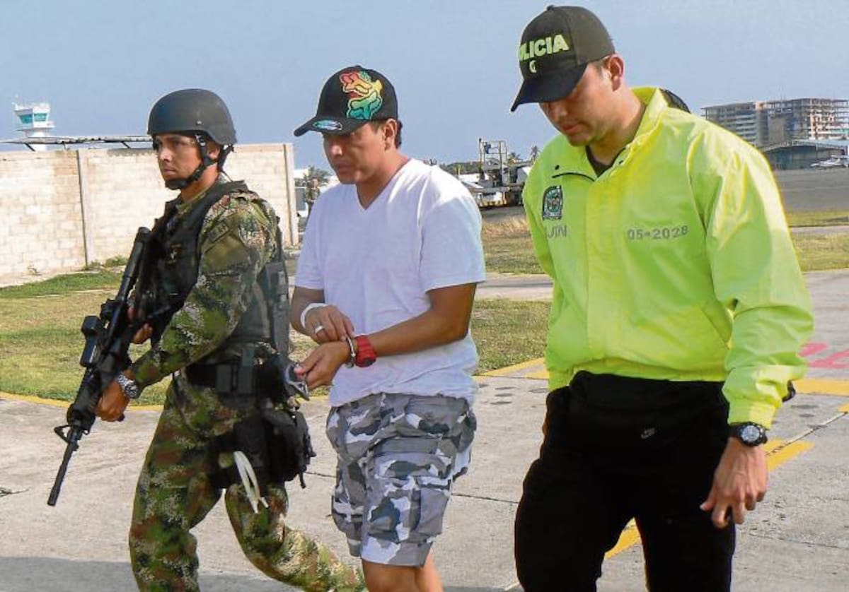 Camilo Torres Martínez, alias “Fritanga”, extraditable capturado en el Golfo de Morrosquillo.