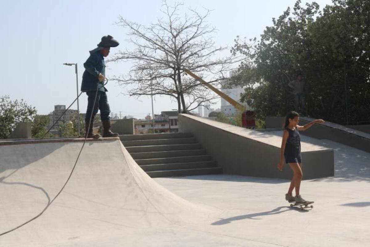 Skate Park en construcción ya esta abierto al público El universal