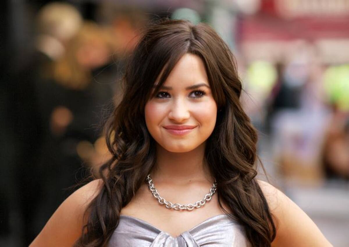 Demi en la premiere de Hannah Montana en 2009 AP