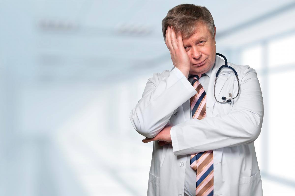 Personal de la salud: cansado y deprimido