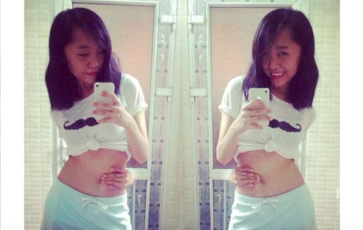 El #Bellybuttonchallenge o reto del ombligo Twitter/@maithuybui