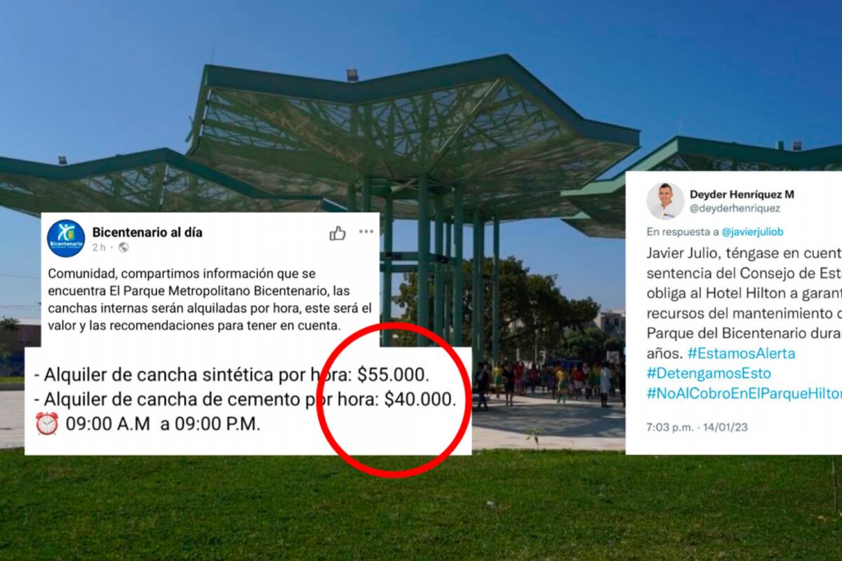 ¿No era gratis? Polémica en Bicentenario por cobro para usar canchas del parque