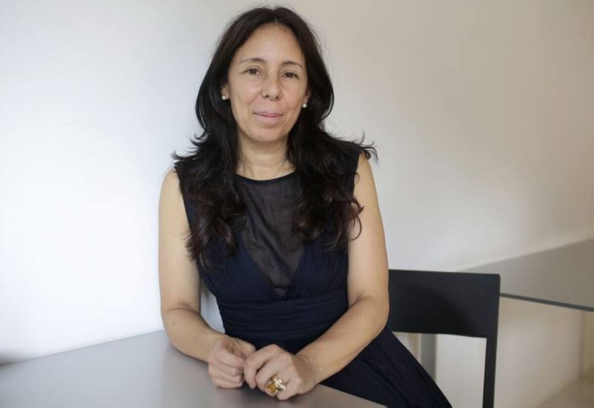 Amelia Toro, diseñadora colombiana. AFP Joshua LOTT