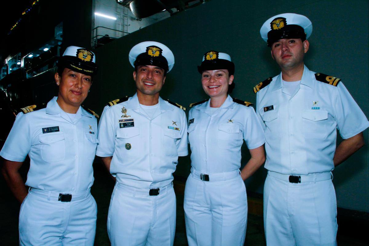 Edna Calderón, Sebastián Díaz, María C. Tabares y José Ariza.