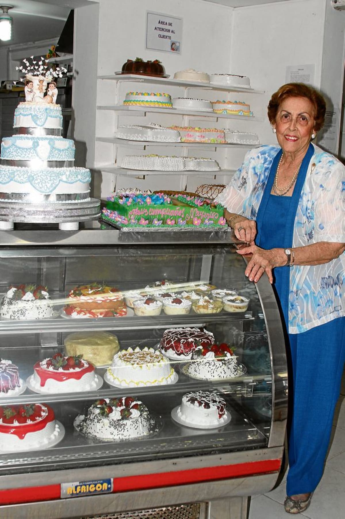 Tiene 84 años y nunca ha dejado de ir a la empresa.