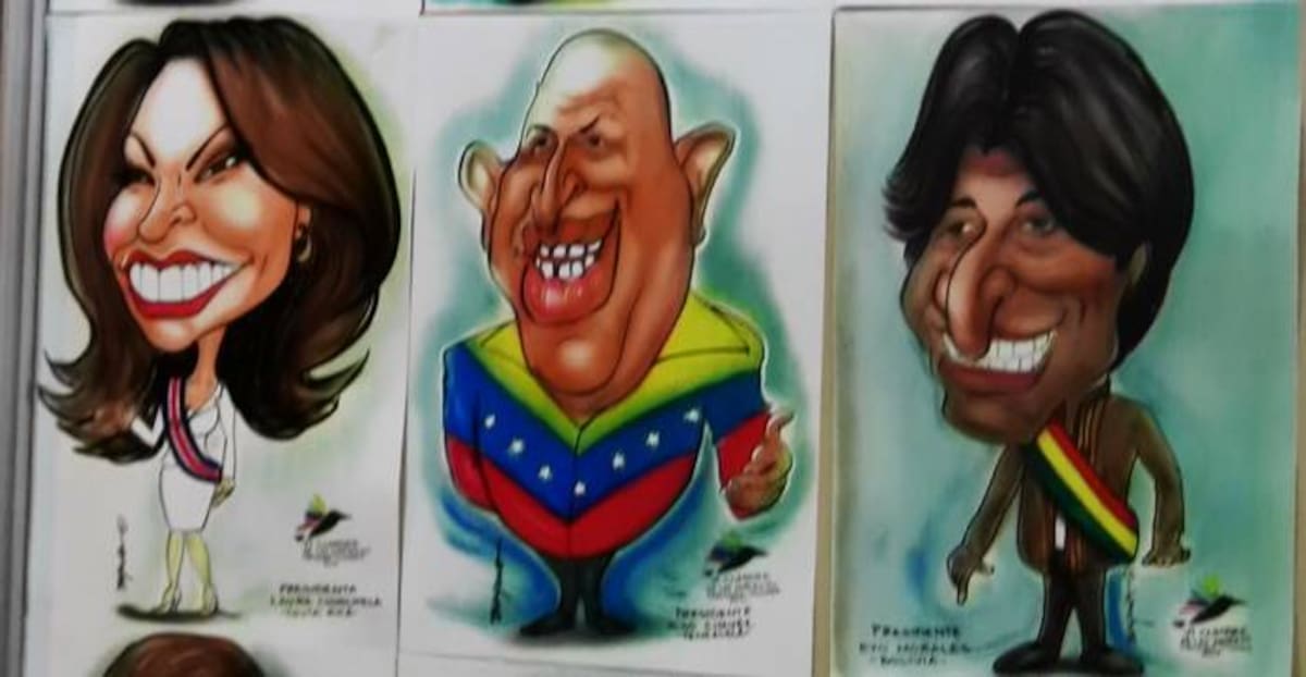 Presidentes de Costa Rica, Venezuela y Bolivia. ALEXANDRA CLAVIJO - ELUNIVERSAL.COM.CO