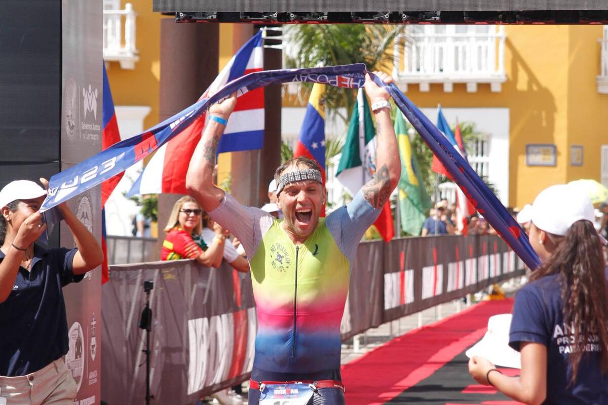 El Ironman 70.3 Cartagena tiene nuevo rey: Emmanuel Iodice