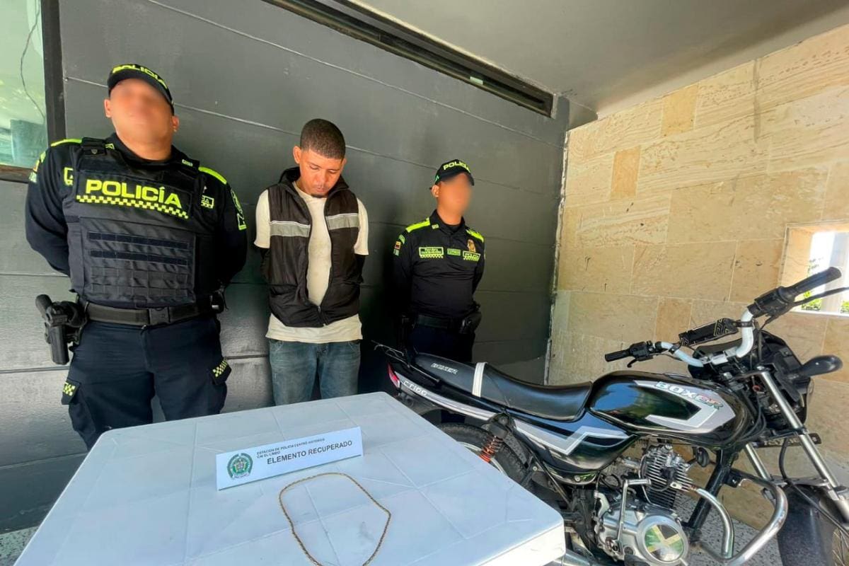 En persecución policial cayó el zar de hurtos de cadenas de oro a turistas