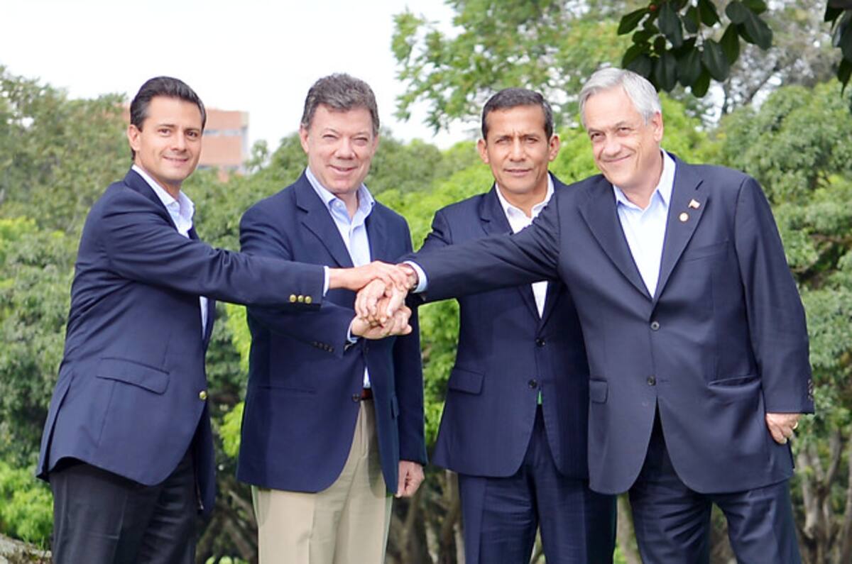 Presidentes de la Alianza del Pacífico. COLPRENSA